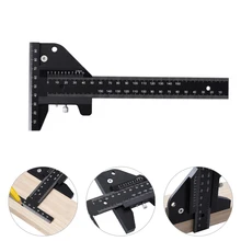 

Ultra Precision Marking Multi Gauge Ruler T-Type Square Multifunction Woodworking Tool Rulers Anodized Aluminum DIY Scriber