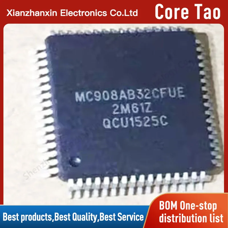 

1pcs/lot MC908AB32CFUE MC68HC908AB32CFU QFP64 Micro controller chip brand new original