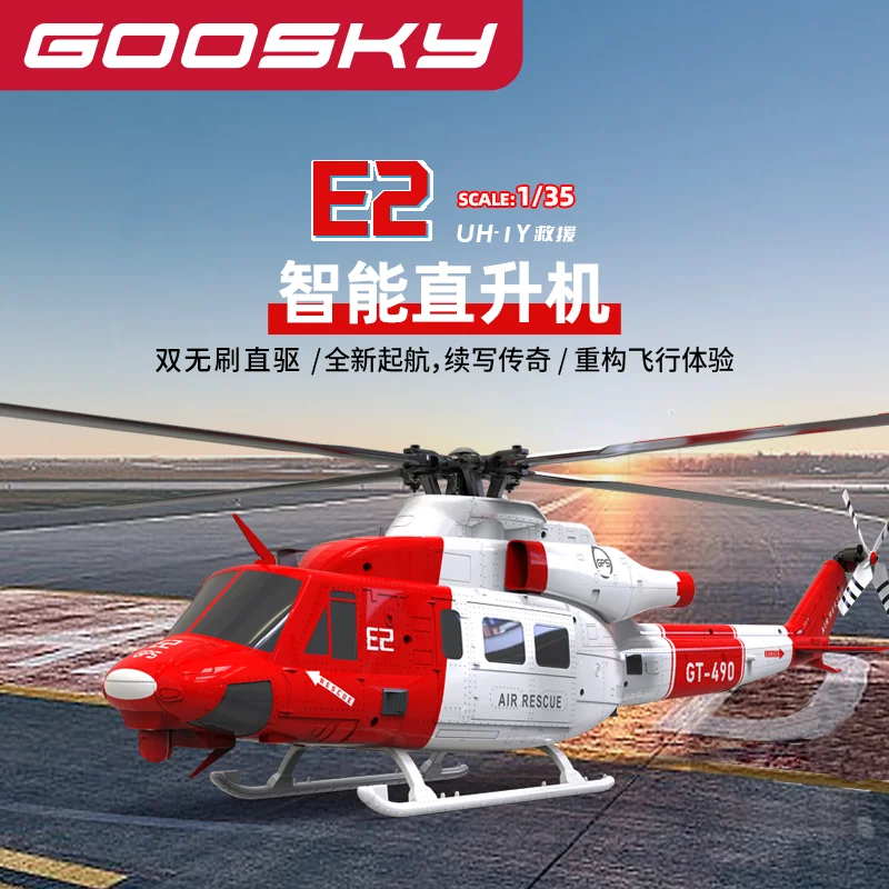 2025 New Goosky E2 1:35 Remote-controlled Helicopter Gps