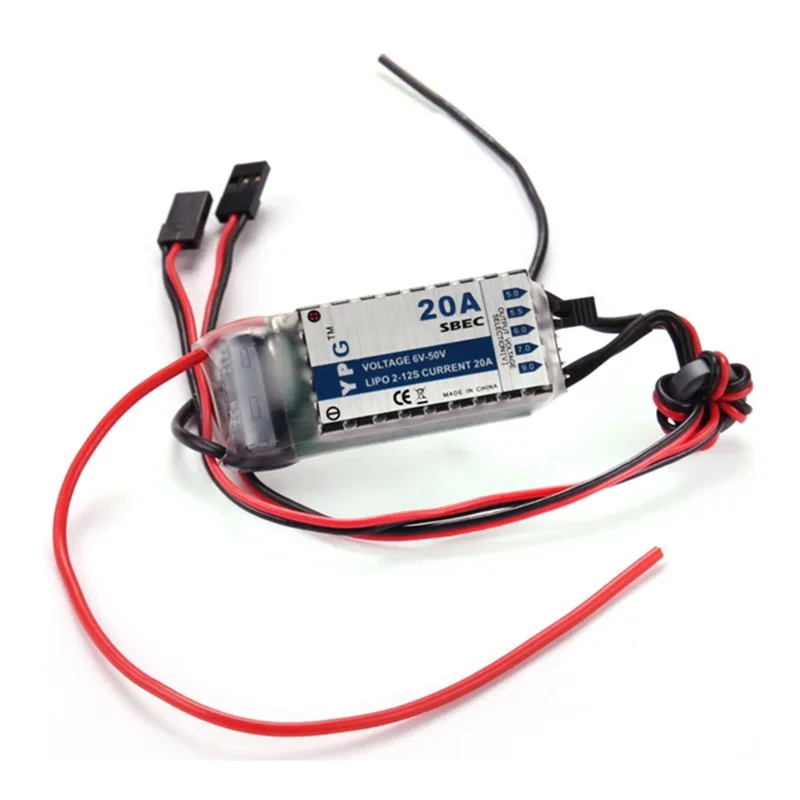 20A HV SBEC For RC Model Airplane No Programming Required High Voltage Input (2-12S Lipoly)