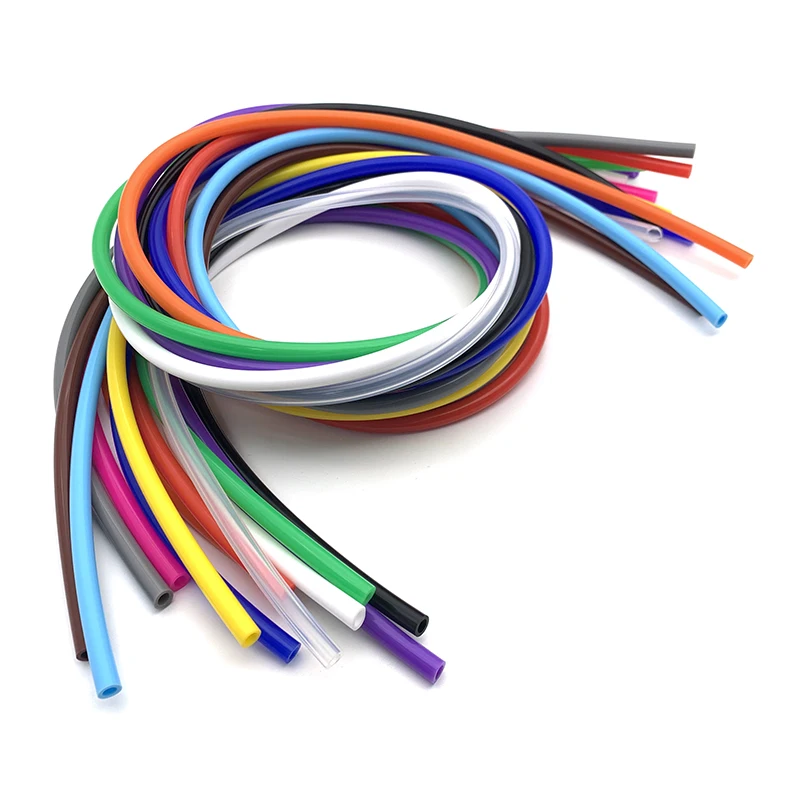 Silicone Tube 1Meter ID2 3 4 5 6 7 8 9 10 12mm Flexible Rubber Hose Food Grade Soft Drink Pipe Water Connector Colorful Plumbing
