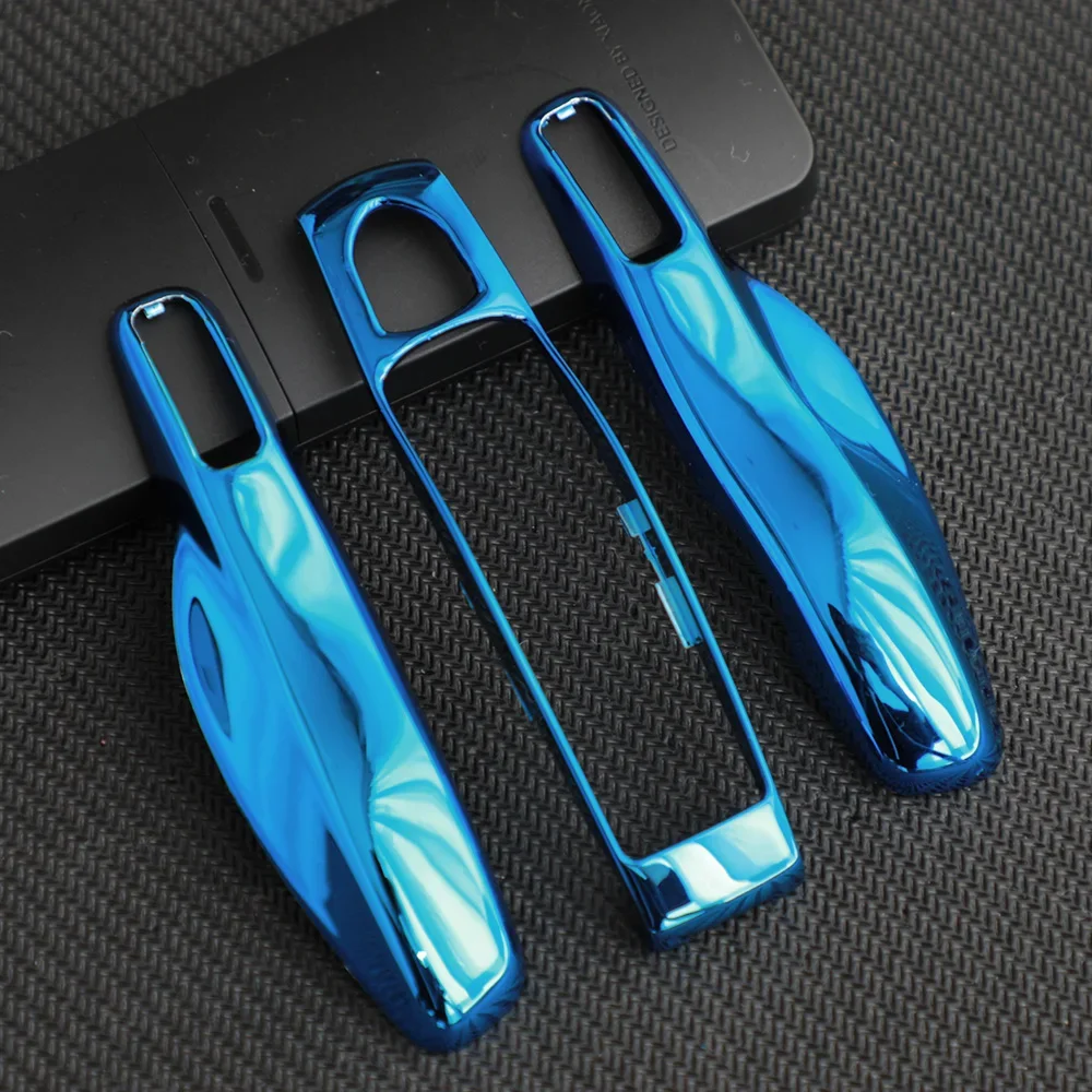 Auto Smart Remote Key Case Fob Abdeckungen Set Shell für Porsche Panamera Spyder Carrera Macan Boxster Cayman Cayenne 911 970 981 991 – Detail 20