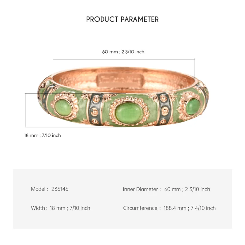 Enamel Bracelet For Women Bangle On Hand Hawaiian India Cloisonne African Jewelry Women's Hand Bracelets Bohemian Designer Gifts - 6