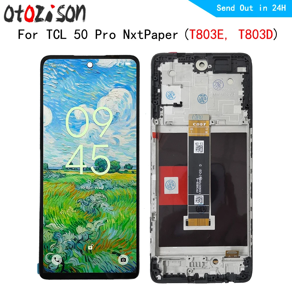 ForTCL50ProNxtPaperLCDDisplayScreenForTCL50ProNxtPaperT803E,T803DTouchPanelScreenDigitizerWithFrameAssembly-AliExpress509