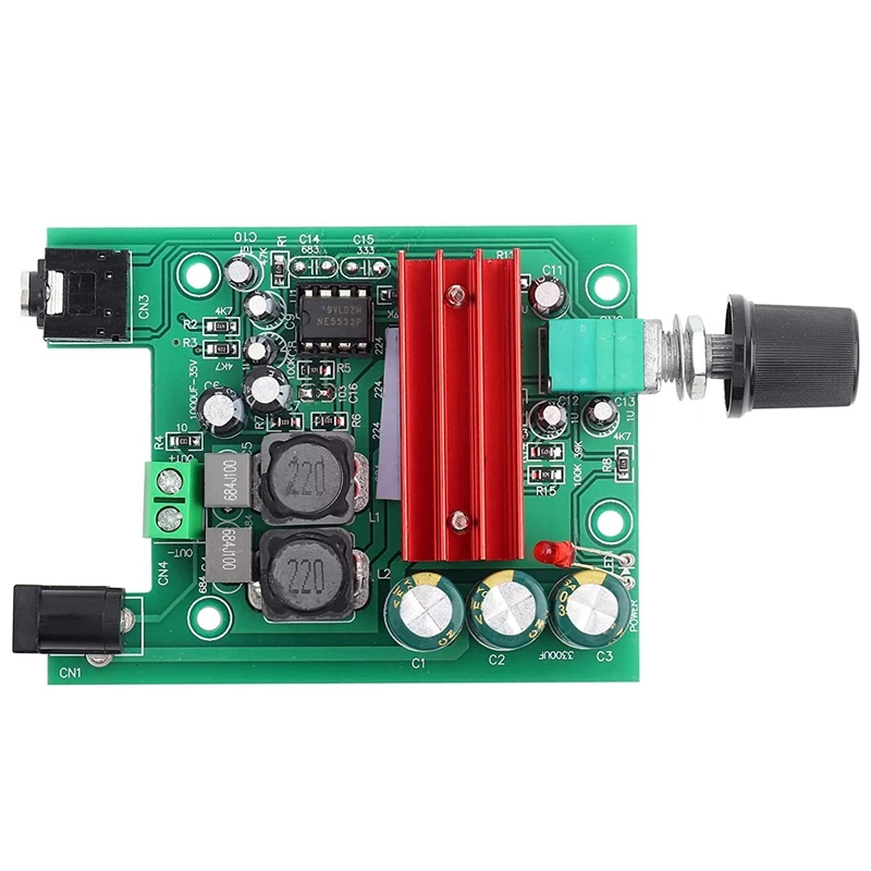 

Power Amplifier Board High-Sensitivity Mono TPA3116 Subwoofer Amplifier Module With NE5532 OPAMP