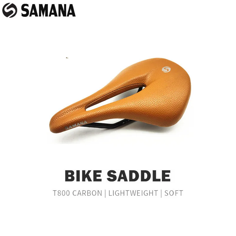 

SAMANA Mtb and road Bicycle Carbon Saddle Bike Seat EVA Material Mountain Bike Bicycle Products Accessories