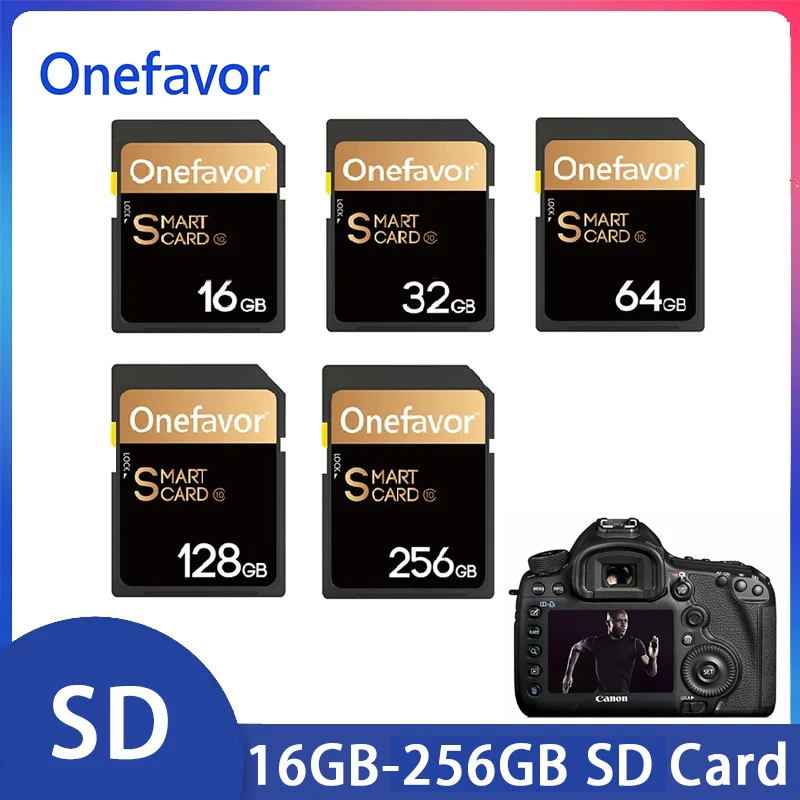 

Карта памяти Onefavor, 16 ГБ, 32 ГБ, 64 ГБ, 128 ГБ, 256 ГБ, Профессиональная Карта памяти SDHC, Карта памяти SDHC