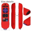Express 4K+ Silicone Remote Cover For TCL Hisense ForRoku TV Remote Sleeve Skin Smart TV Remote Case Protective Sleeve 2