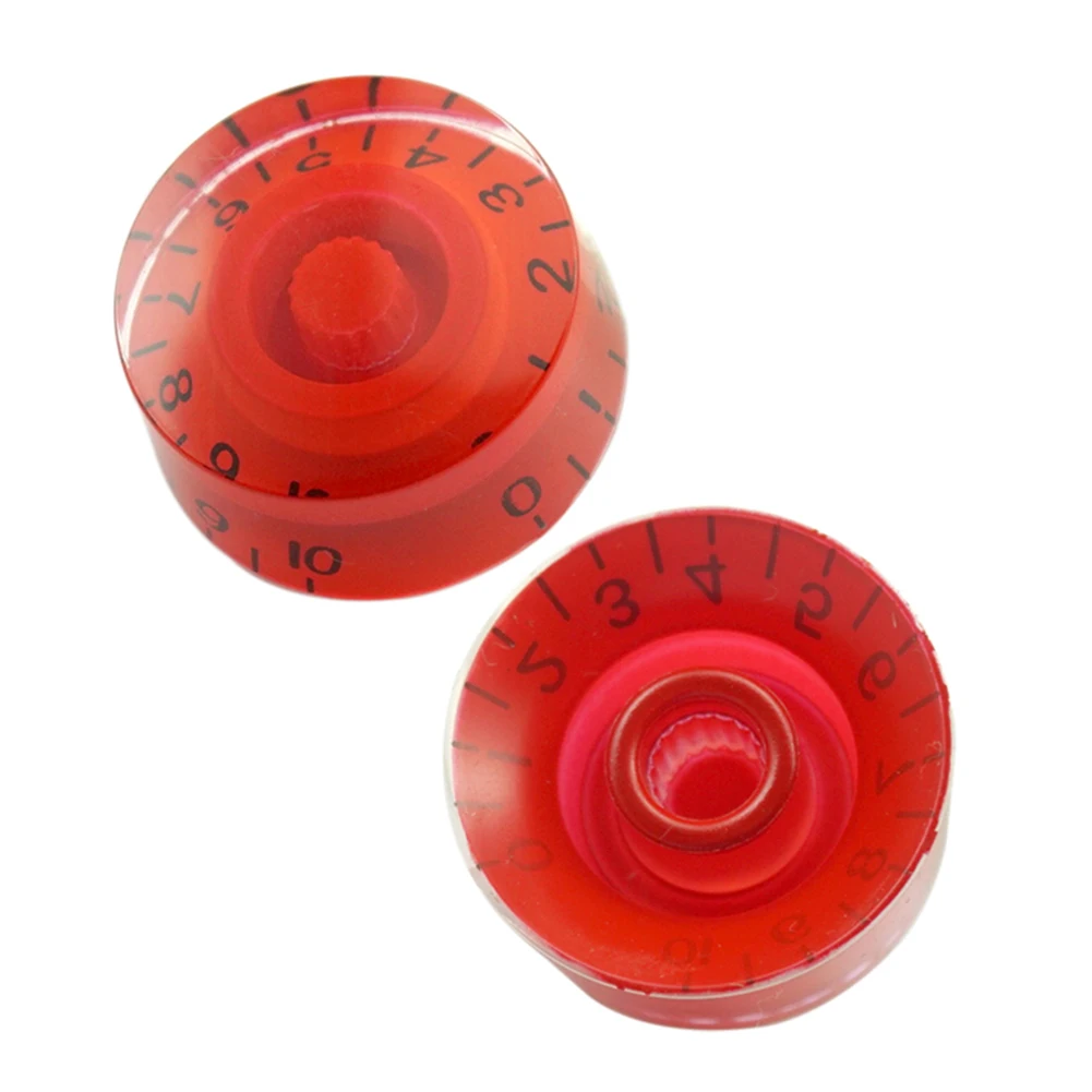 

Volume Knob Guitar Knobs Musical Instruments 4pcs Fit Most LP Guitars Magnifies The Digits Plastic Speed Control Knobs New