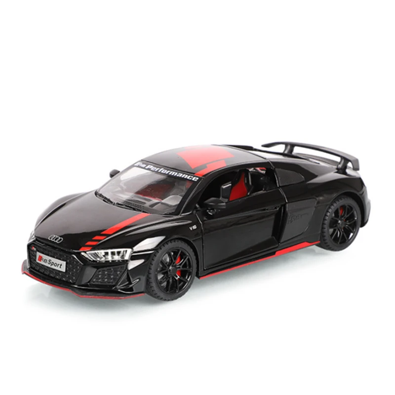 1:24 アウディ R8 V10 プラス合金パフォーマンススポーツカー