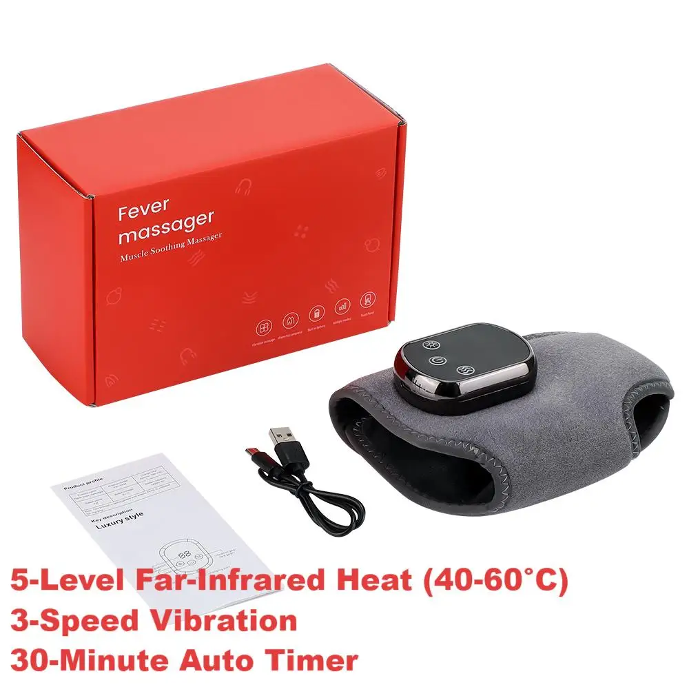 مدلك حرارة القدم الساخن يضغط الاهتزاز مدلك الموقت...