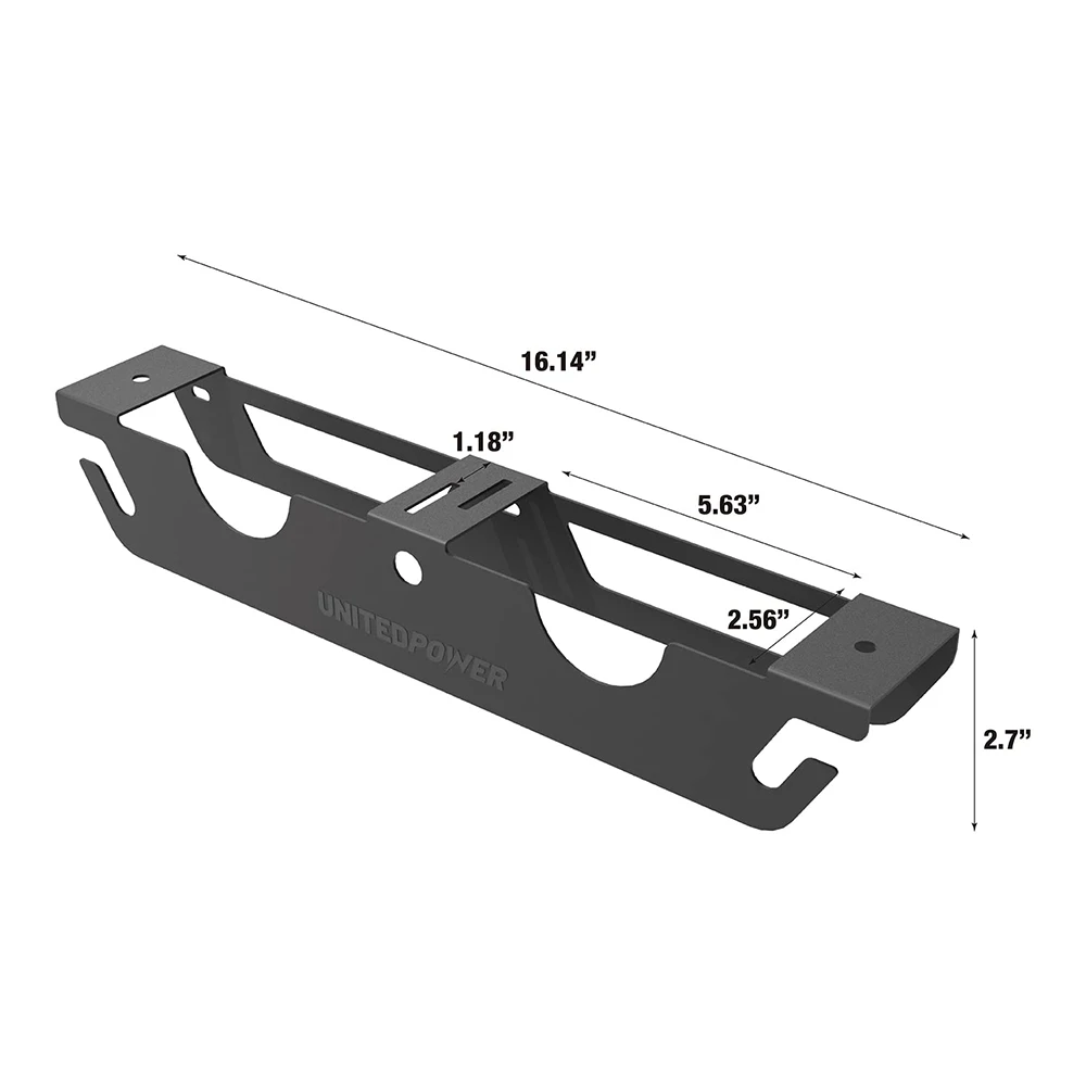 2 Bay Storage Rack  Angle Grinder Holder Multipurpose Cord Hanger Wall Mount Bracket for Cutters Polishers Power Tools 2