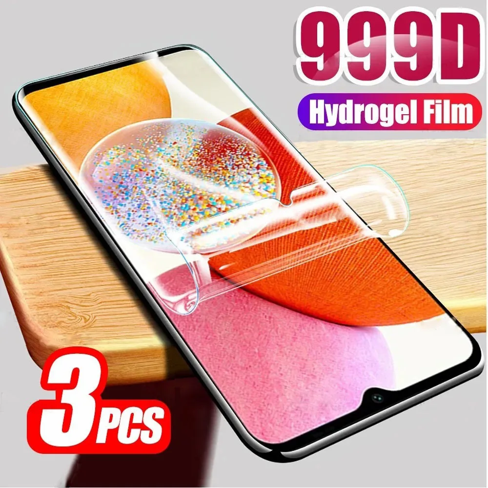 

Прозрачная Гидрогелевая пленка для Samsung Galaxy A04, A04S, A04e, A14, A24, A34, A54, A74, 5G, защитная пленка для экрана, 3 шт.