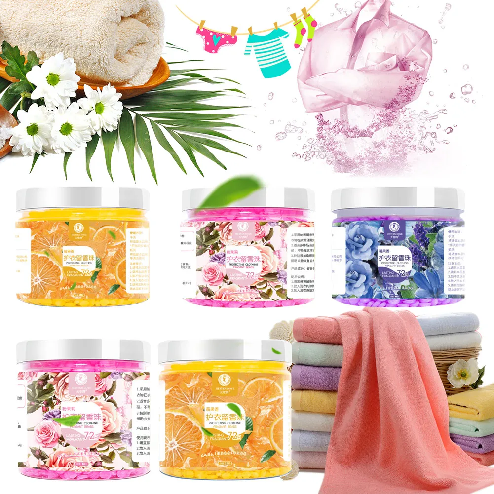 68/100g Long Lasting Laundry Scent Booster Beads Crystals Boosting In