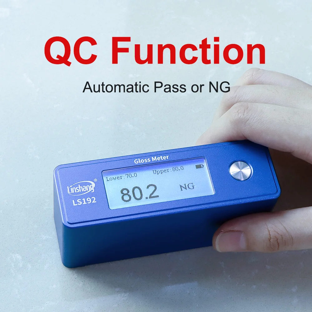 Gloss Meter Paint Glosmeter Glossmetre Glossmeter Car LS192 Metal Body 60&deg; Universal Angle Design Large Measuring Range 1000GU