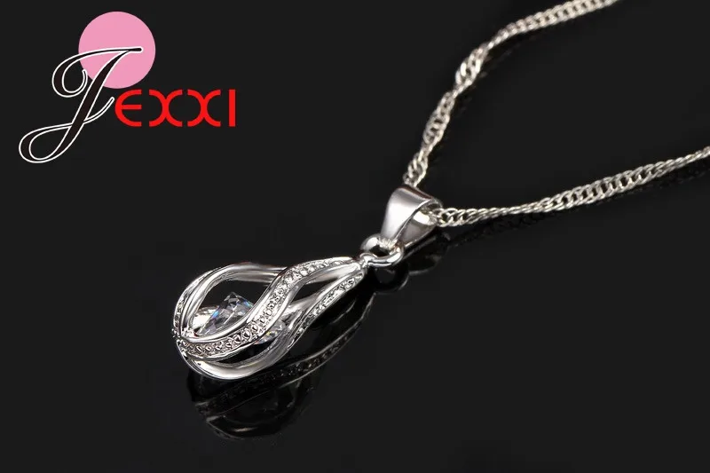 طقم إكسسوار وردي بتصميم قطرة