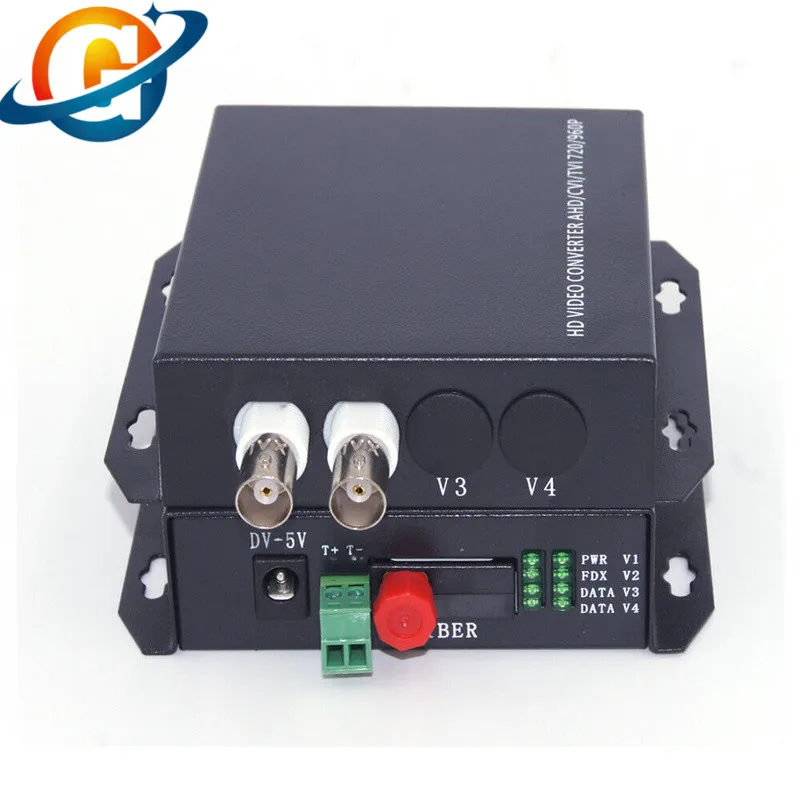 

2 Video to Fiber Optic Media Converters for 960P 720P CVI TVI AHD HD Cameras