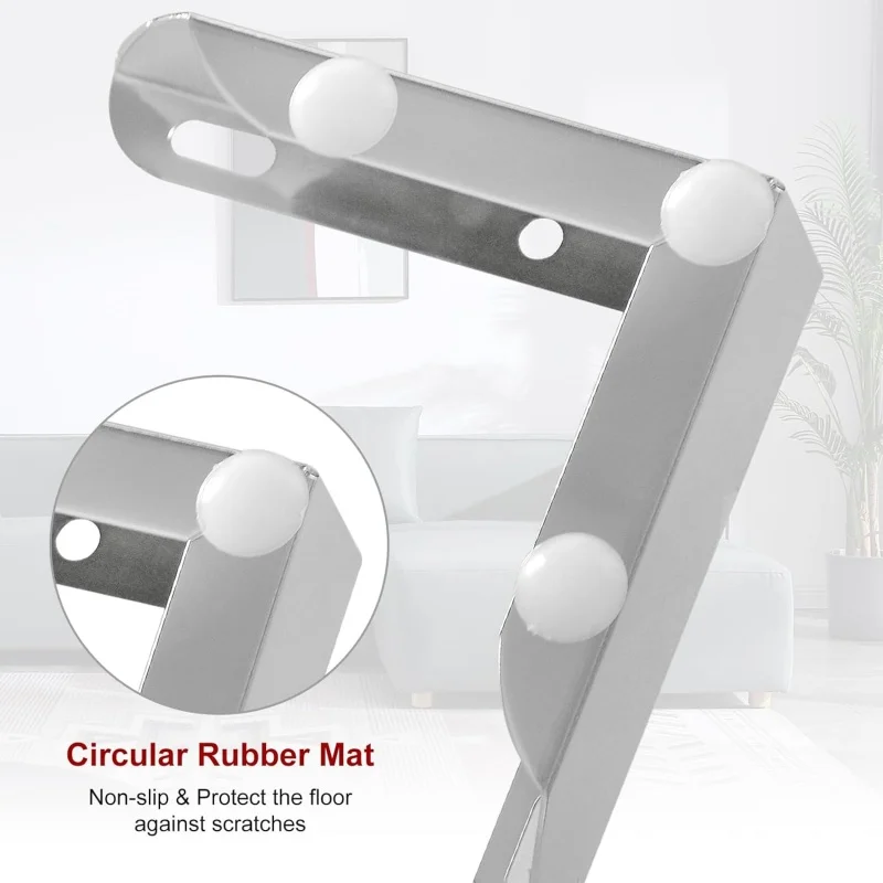 Set of 4 Stylish Metal Furniture Support Legs – Three-Pronged Design