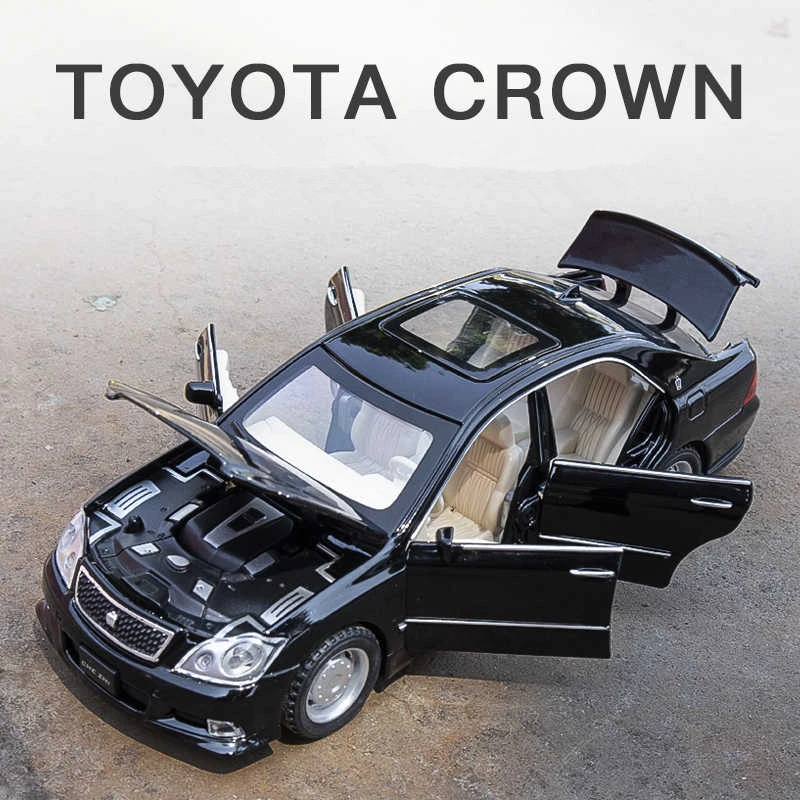 Alloy Car Model Diecasts | Toyota Crown Toy | Alloy Kids Toy