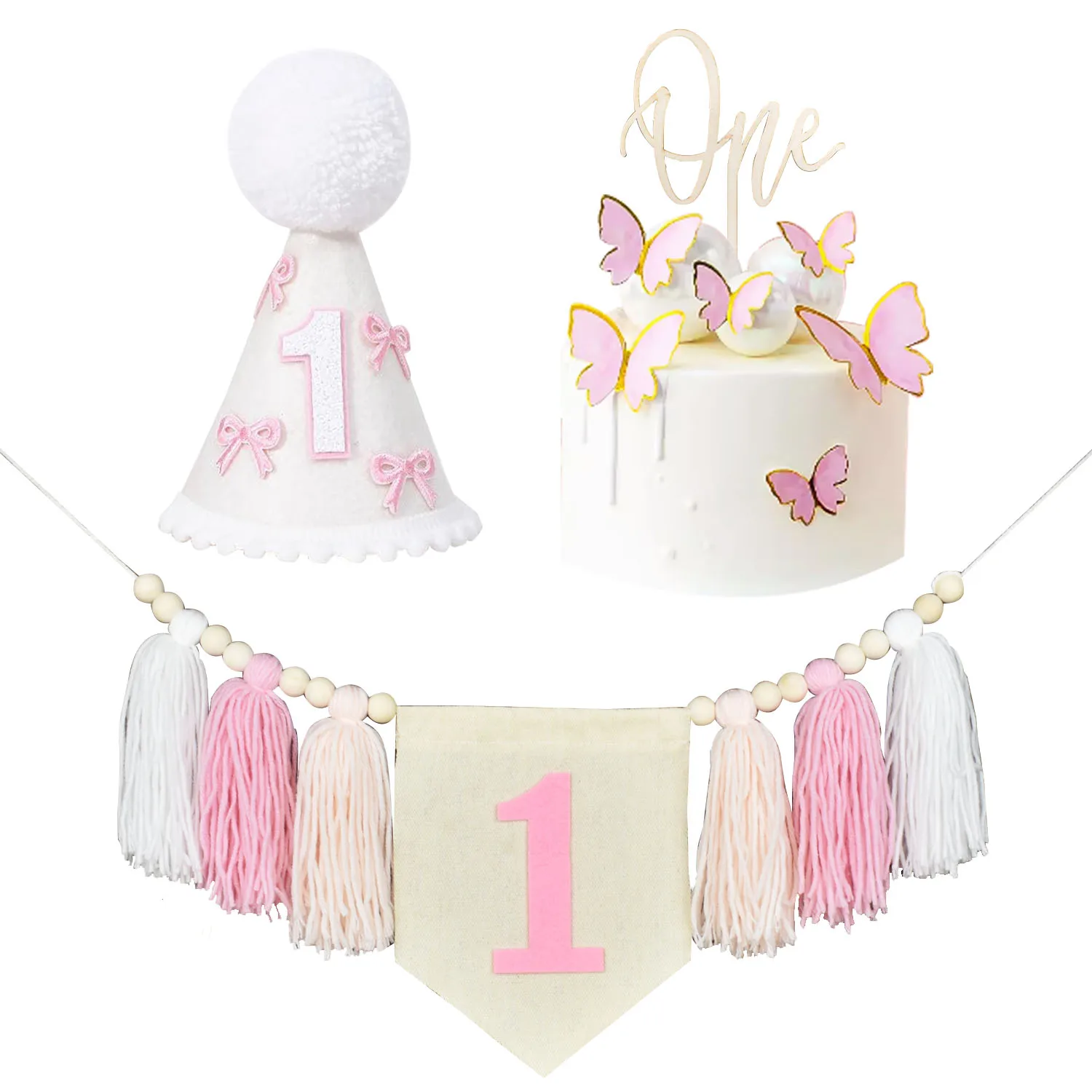 Cappelli per il sole 2 pezzi - Rosa chiaro/fiori - BAMBINO | H&M IT