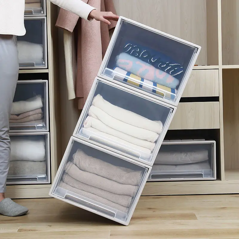 Large Plastic Clothes Storage Boxes Large Clothes Storage Box Drawer
