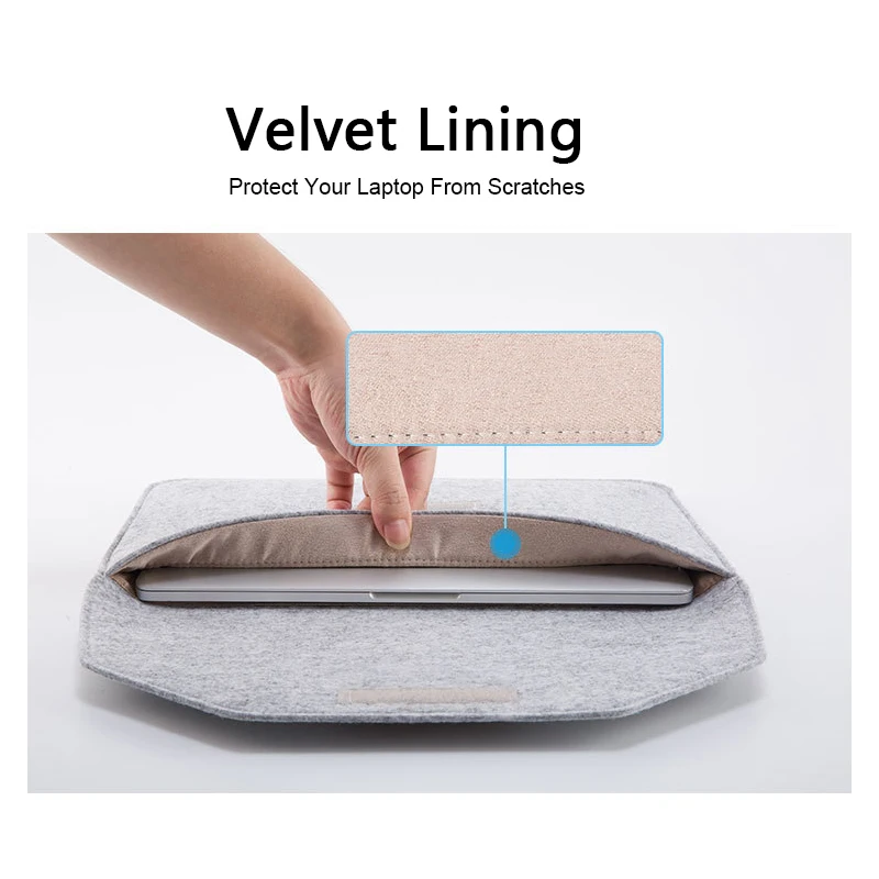 Sleek Protective Laptop Sleeve - Premium Water-Resistant Case with Soft Interior Lining