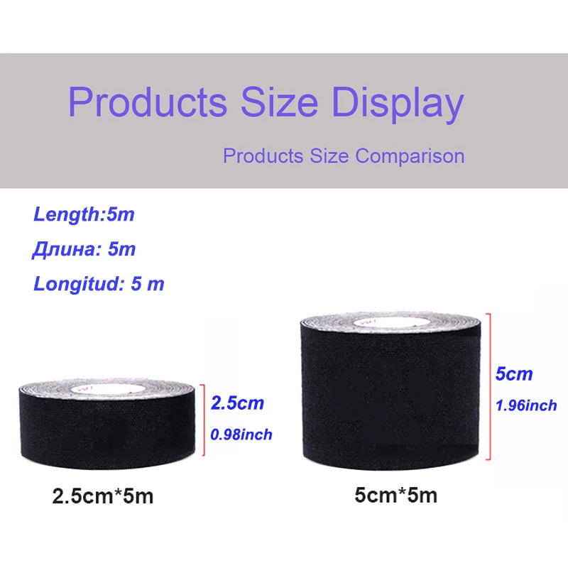 Waterproof Kinesiology Sports Tape 5m 6