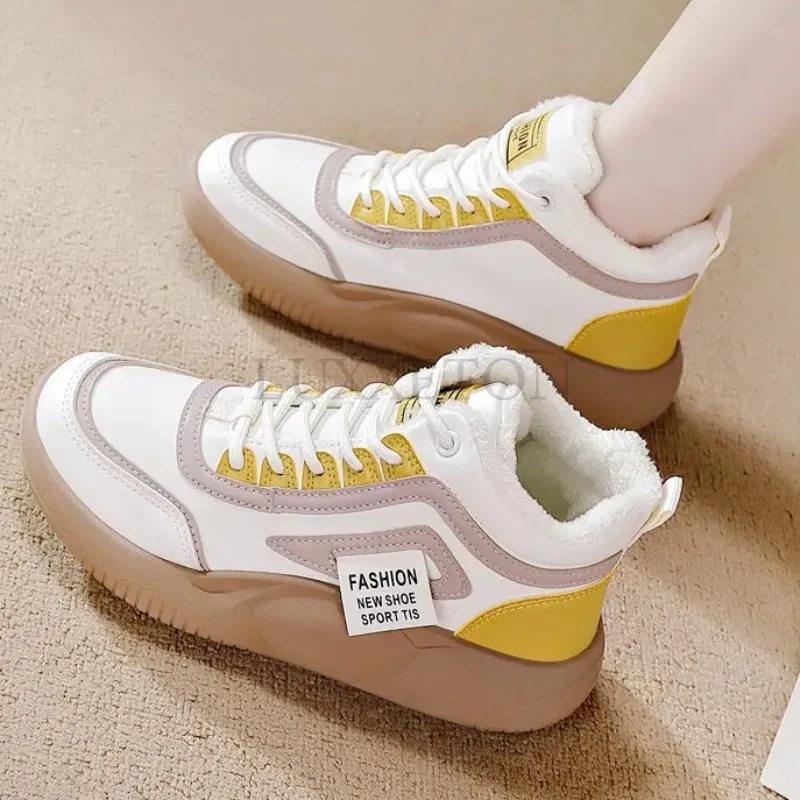 

High Quality Women Shoes 2023 New Thick Sole Elevated Sneakers Women Retro Wedges Casual Shoes for Women Zapatos De Mujer