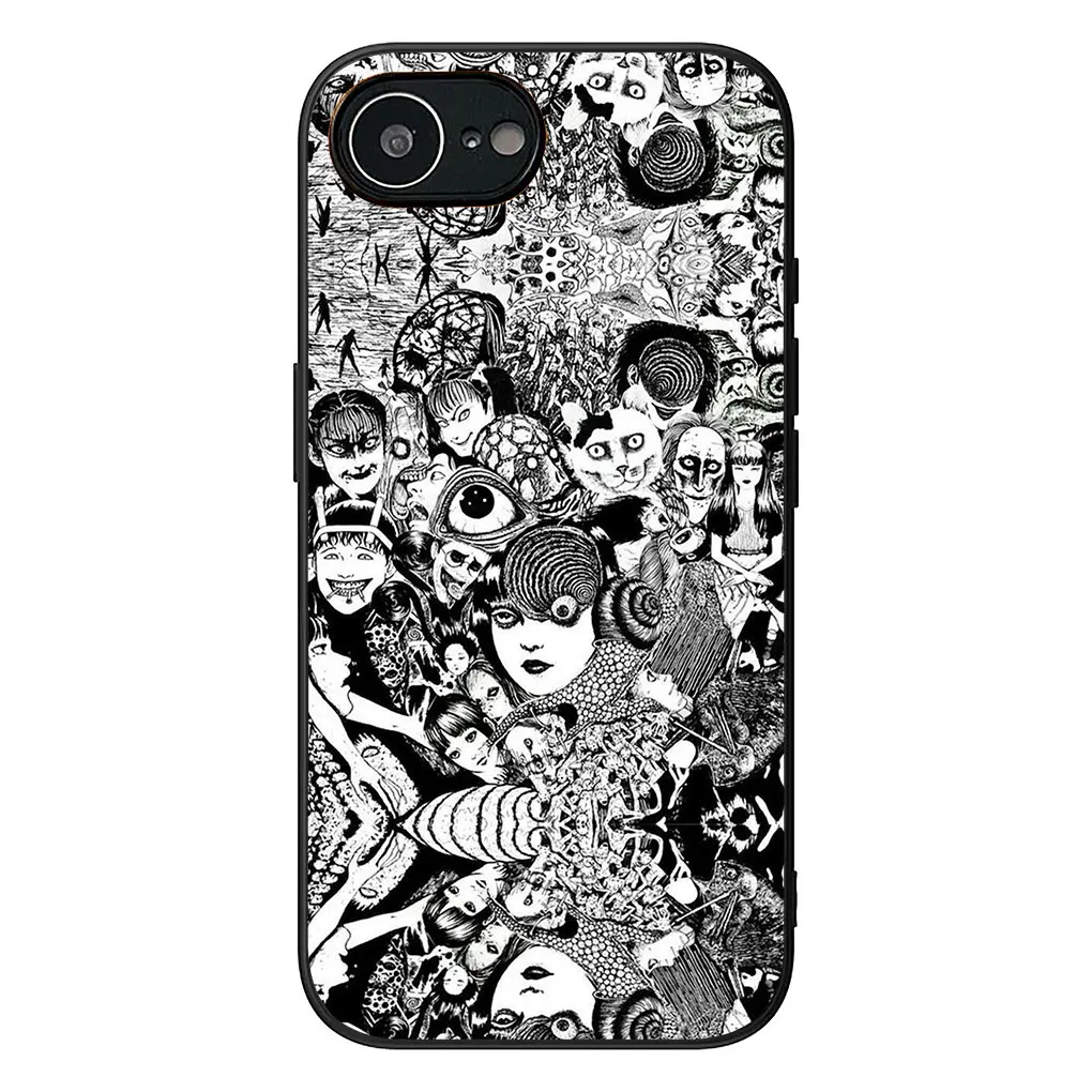 Junji Ito Collection Flexible Phone Cover - Artistic Design Protective Case
