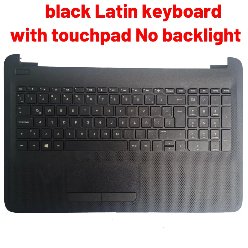 Teclado portátil com palmrest superior para HP,