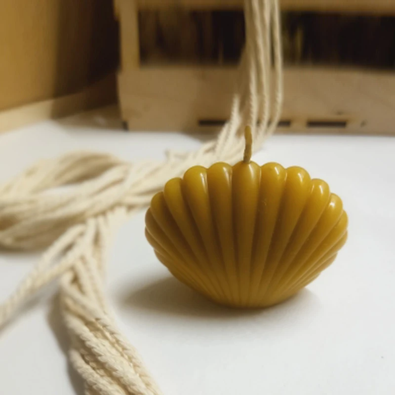DIY Candle Silicone Mould Handmade 3D Ocean Shell Shape Aromatherapy Candle Making Supplies Mould Craft Gypsum Resin Mould