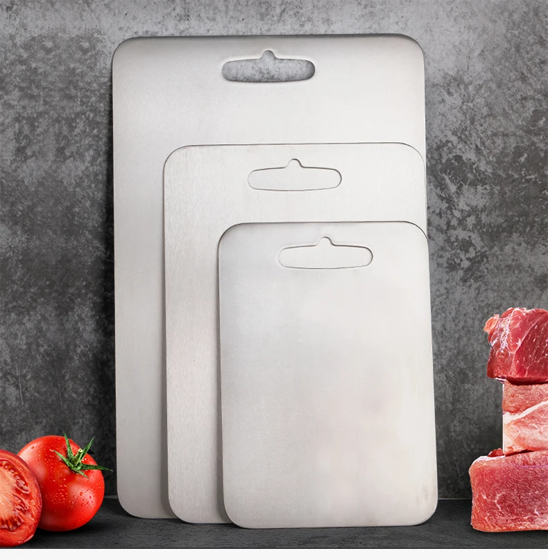 Chopping Board 2mm Thick Titanium Cutting Board Kneading Camping Cookware For Home Kitchen Picnic