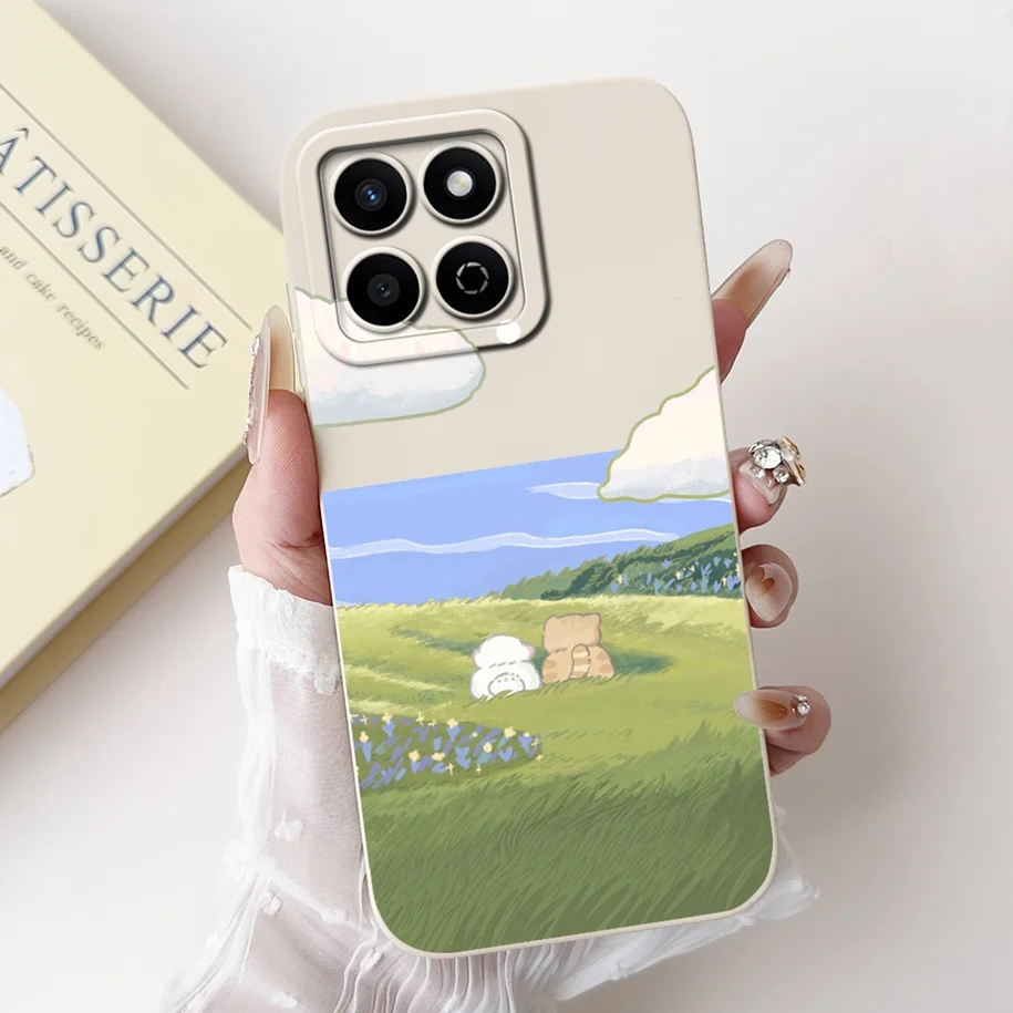 Cute Panda Cartoon Soft Silicone Matte Phone Case - Durable Protective Cover
