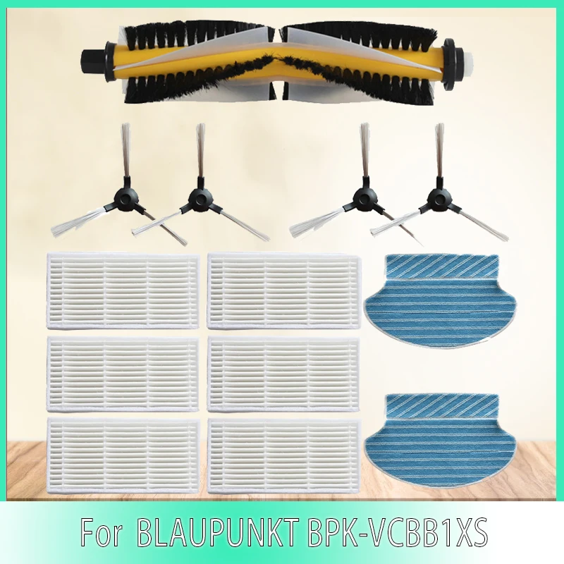 

Основной ролик, боковая щетка, фильтр Hepa, ткань для швабры для BLAUPUNKT BPK-VCBB1XS/BLUEBOT XSMART Запчасти для роботизированного пылесоса
