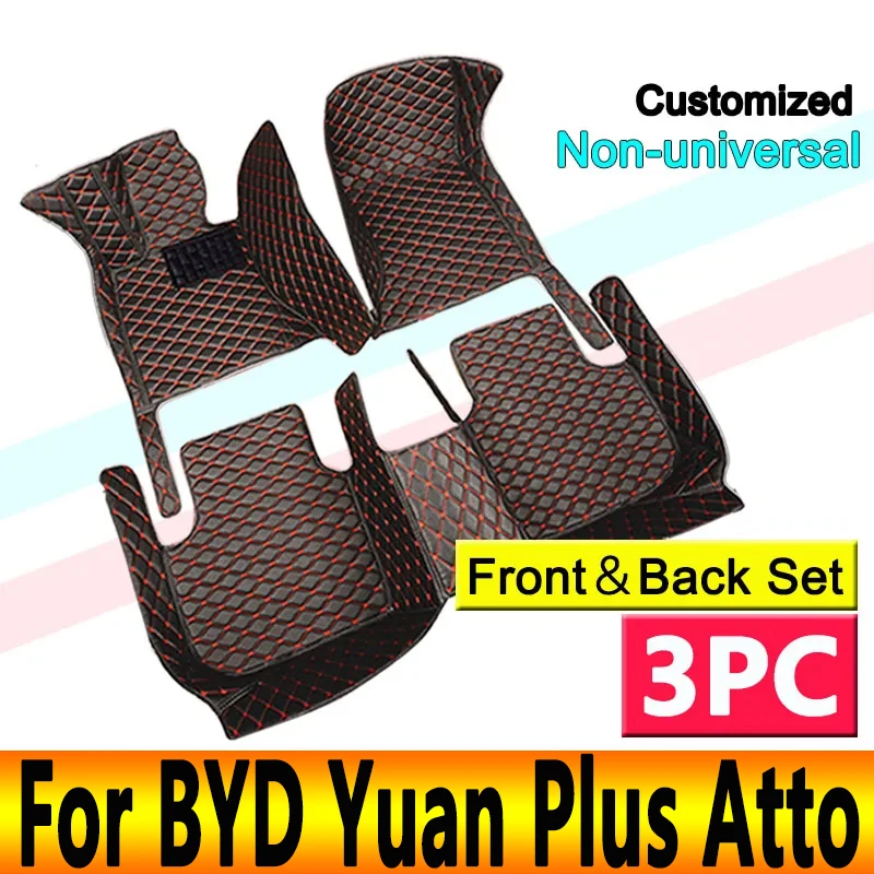 

Коврики RHD для BYD Yuan Plus Atto 3 2021 2022 2023, автомобильные коврики, аксессуары для салона автомобиля, водонепроницаемые автомобильные детали