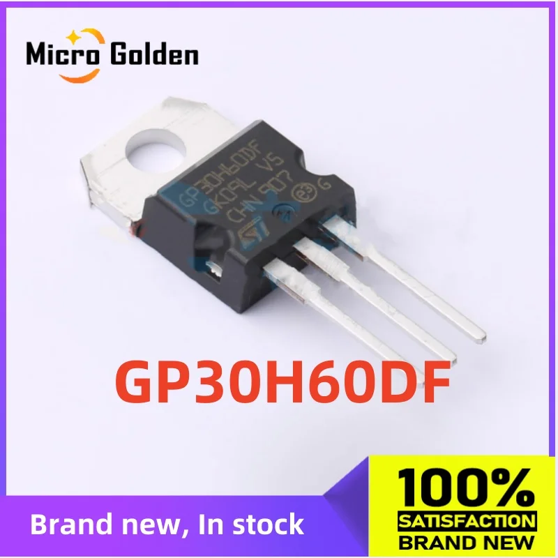GP30H60DF STGP30H60DF TO-220 600V 300A 고전력 MOSFET, 오리지널 최고 품질 오리지널 재고, 5-20 개
