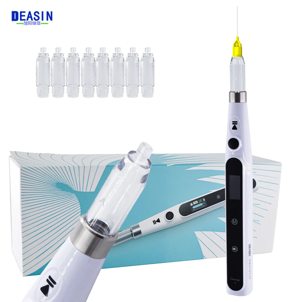

Dental Oral Anesthesia Injector Portable Painless Wireless Local Anesthesia with Operable LCD Display Chargeable & suction back