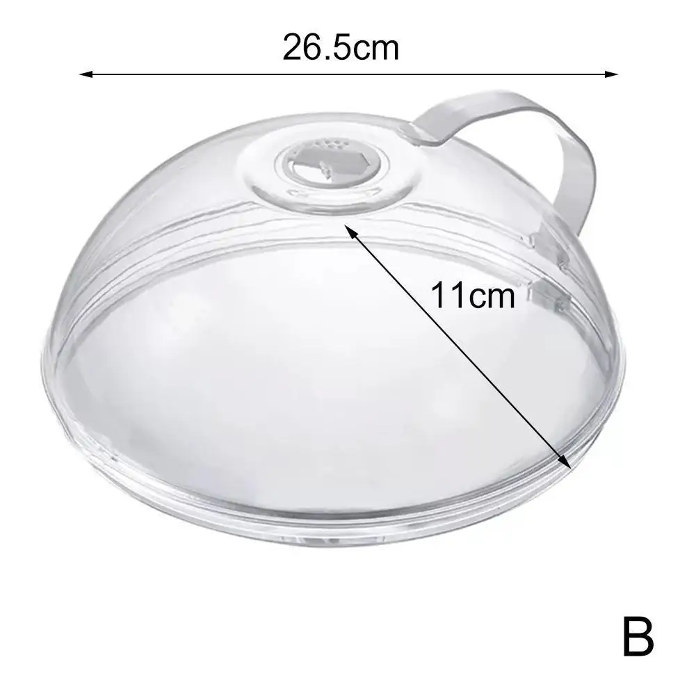 Round proof Microwave Oven Food Cover With Part Fresh-keeping Cover Refrigerator Cookware Accessories 1Pcs