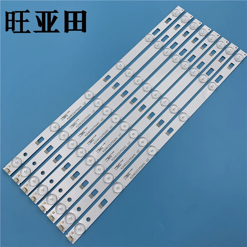 1set = 8pieces TCL B42E650 L42F3700AB42E650 D42A710 L42F1600E Ʈ  42HR331M06A1 V2 4C-LB4206-YH4 450mm 6led