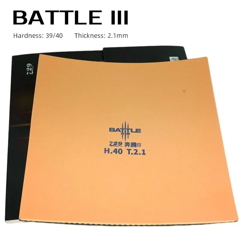 Original Friendship 729 Battle 3 Table Tennis Rubber Sticky Professional Ping Pong Racket Rubber Friendship BATTLE III PRO Ping table tennis rubber