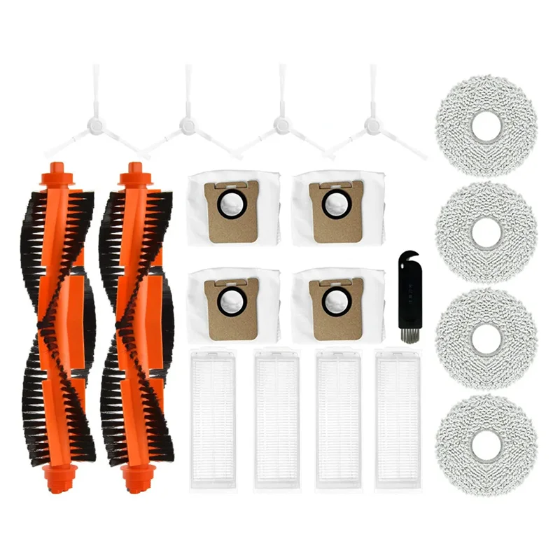B06B-For Iconic Brand M30 Pro Robot Vacuum Main Brush HEPA Filter Mop Pad Dust Bag Replacement Spare Parts Accessories