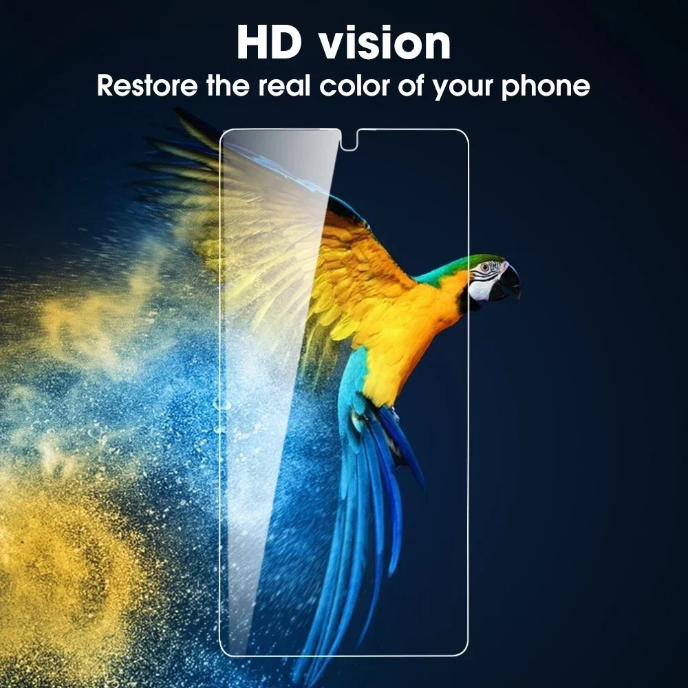 3-Pack 9H Premium Tempered Glass Screen Protectors with Fingerprint Unlock Support