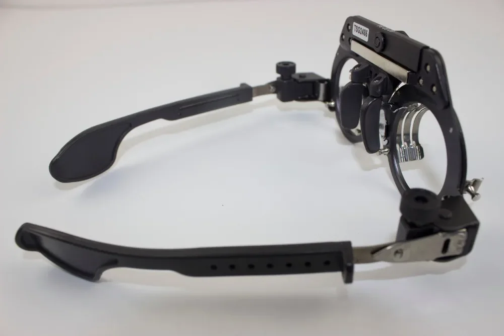 High quality ophthalmic trial lens frame with titanium metal material for optical optometry eye test set