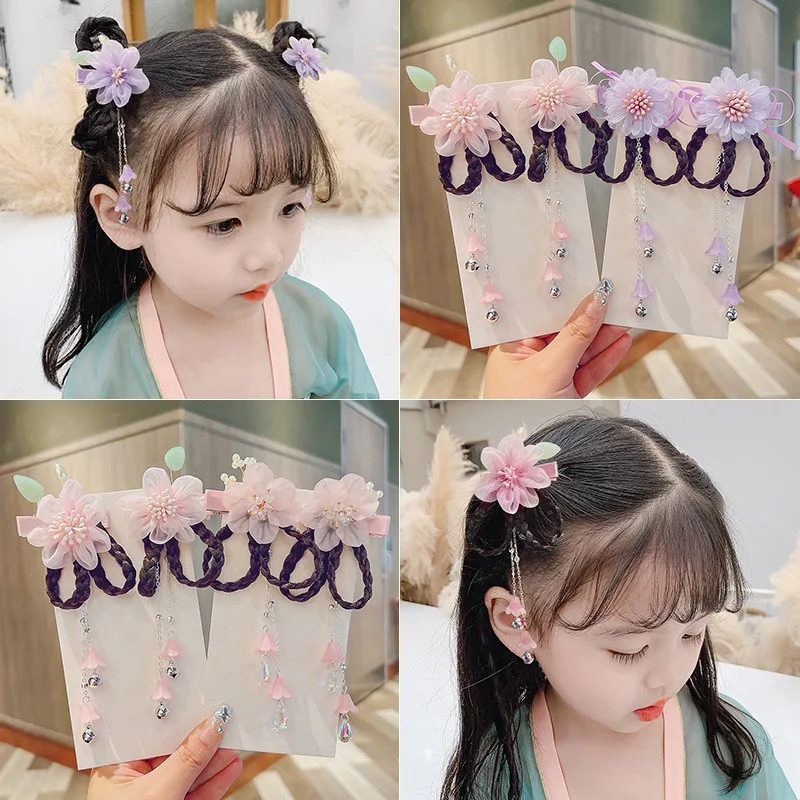

Hanfu Hair accessory Cosplay Hairpins Girl Kid Hairclip Tassel Accessories