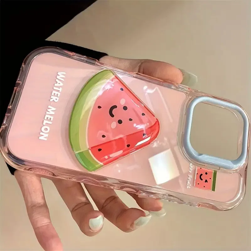 Charming Watermelon Jelly Phone Case - Trendy and Versatile Design