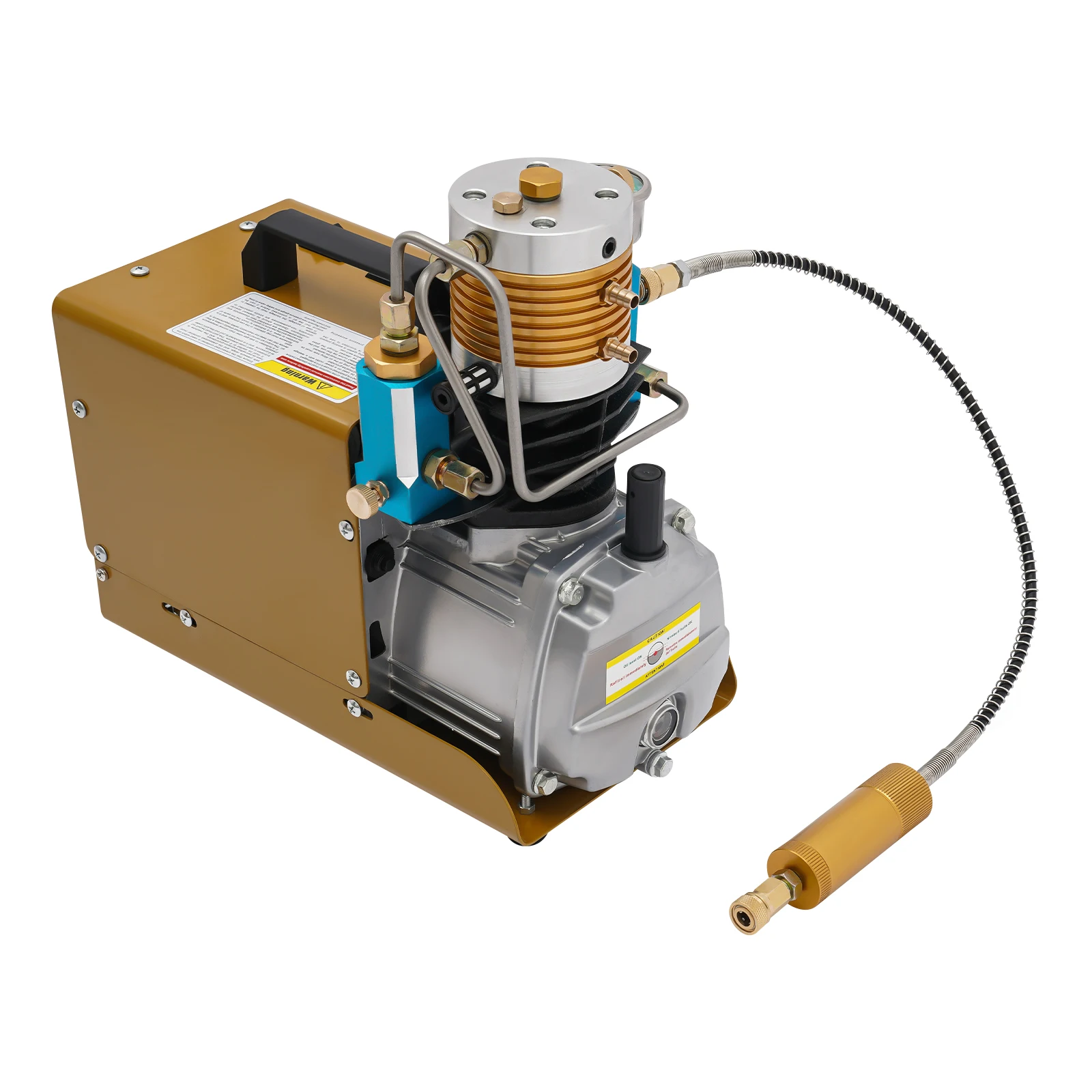 1800 W tragbarer PCP-Luftkompressor, Hochdruck-Luftkompressorpumpe mit 2800 U/min, elektrische Luftpumpe für industrielle Pipeline-Tests – Detail 11