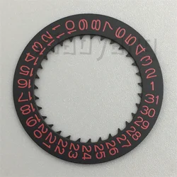 Multicolor Calendar Disc for Watch Movement Repair and Modification (Black Red)