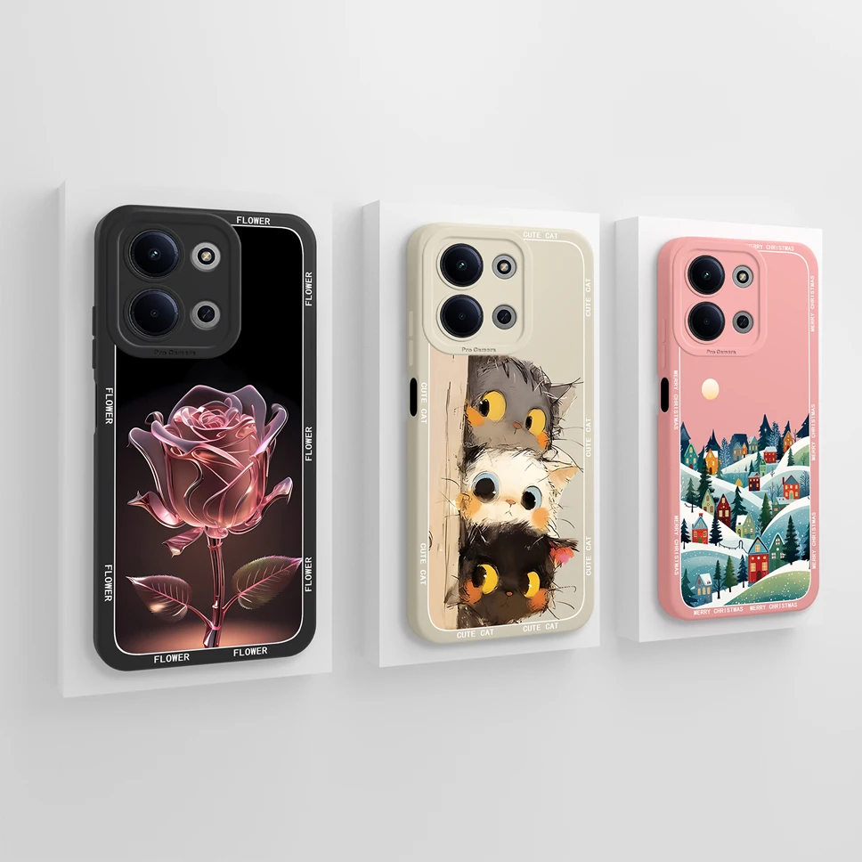 Lovely Cat Bear Cartoon Soft Silicone Phone Case - High Quality Bumper