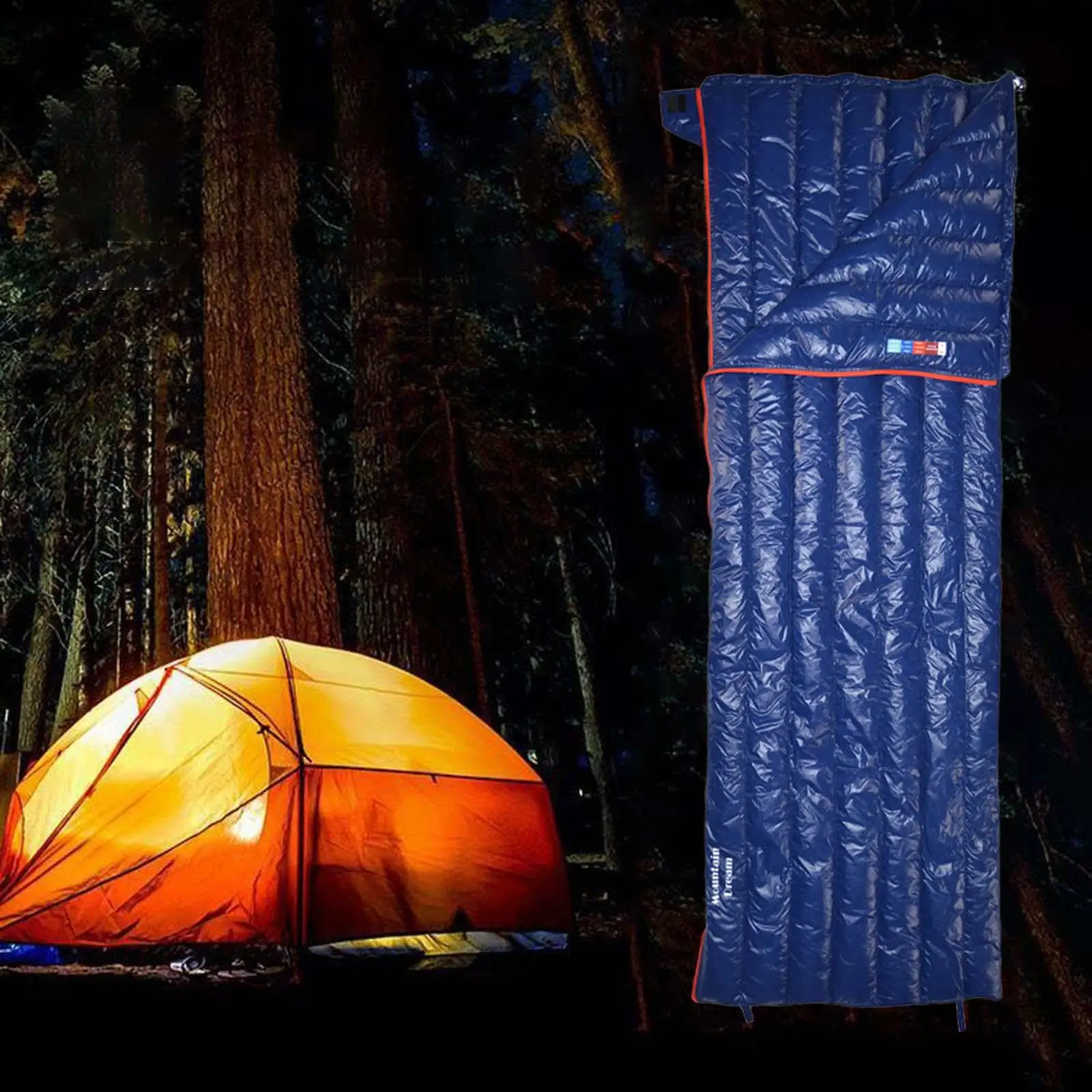 Envelope Sleeping Bag with Compression Sack Essentials Gear Accessories Summer Down Sleeping Bag for Climbing Hiking Backpacking Envelope Sleeping Bag with Compression Sack Essentials Gear Accessories Summer Down Sleeping Bag for Climbing Hiking Backpacking