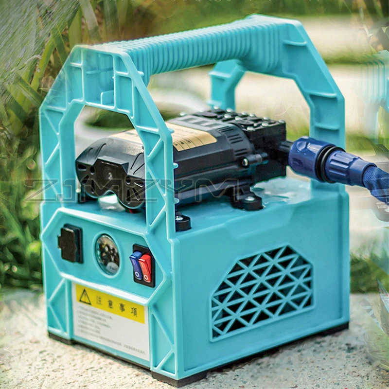 SmallPortableDualPumpSprayerRechargeableWaterPumpCarWash